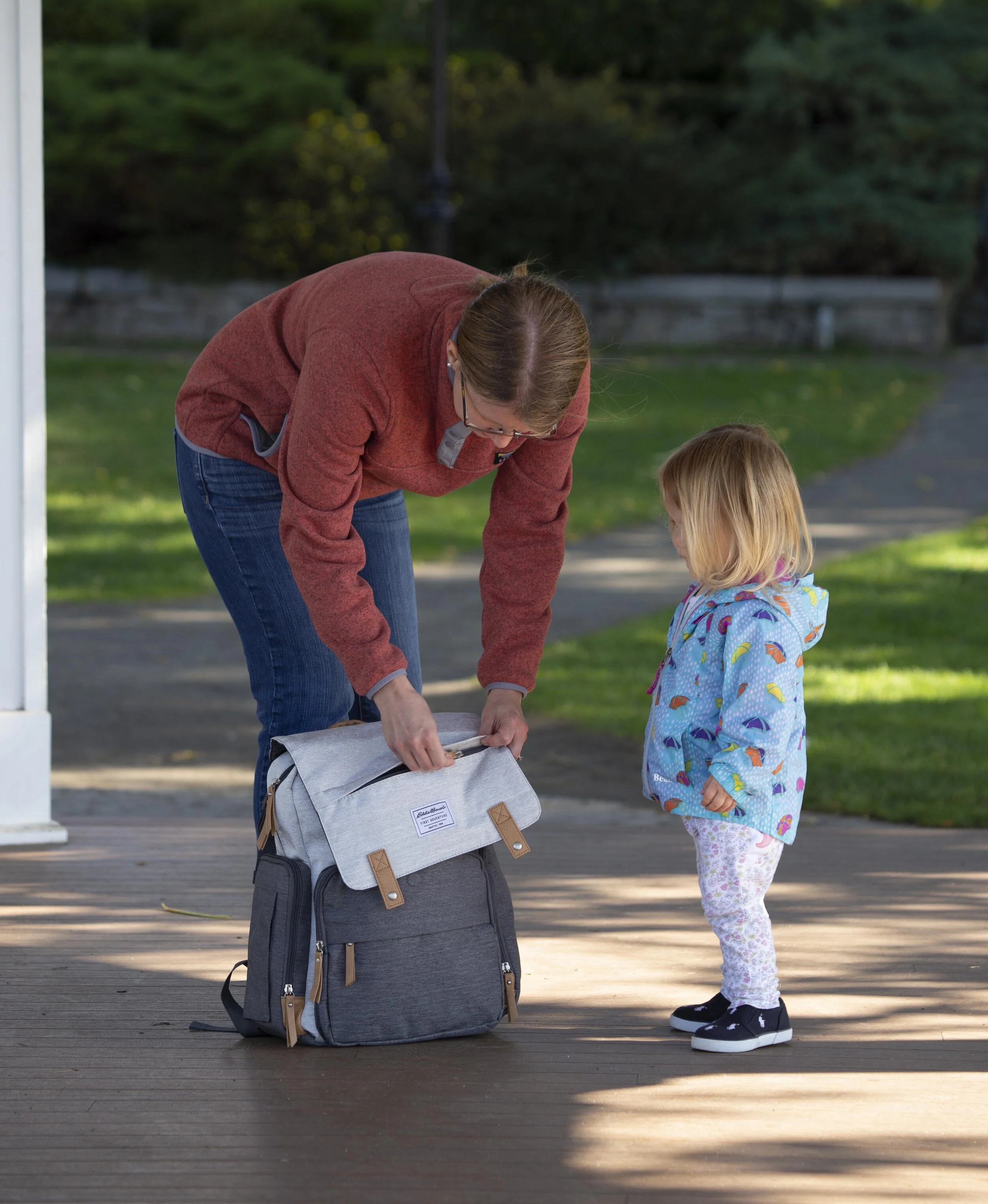 Out and About with the Eddie Bauer Places Spaces Cascade Diaper Backpack New England Lifestyle Motherhood DIY Birch Landing Home